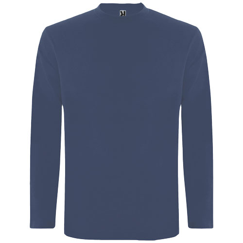T-shirt publicitaire manches longues 160gr Homme Extreme ROLY Blue Denim